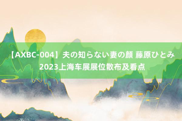 【AXBC-004】夫の知らない妻の顔 藤原ひとみ 2023上海车展展位散布及看点