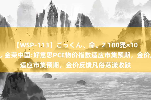 【WSP-113】ごっくん、命。2 100発×100人×一撃ごっくん 金荣中国:好意思PCE物价指数适应市集预期，金价反馈凡俗荡漾收跌